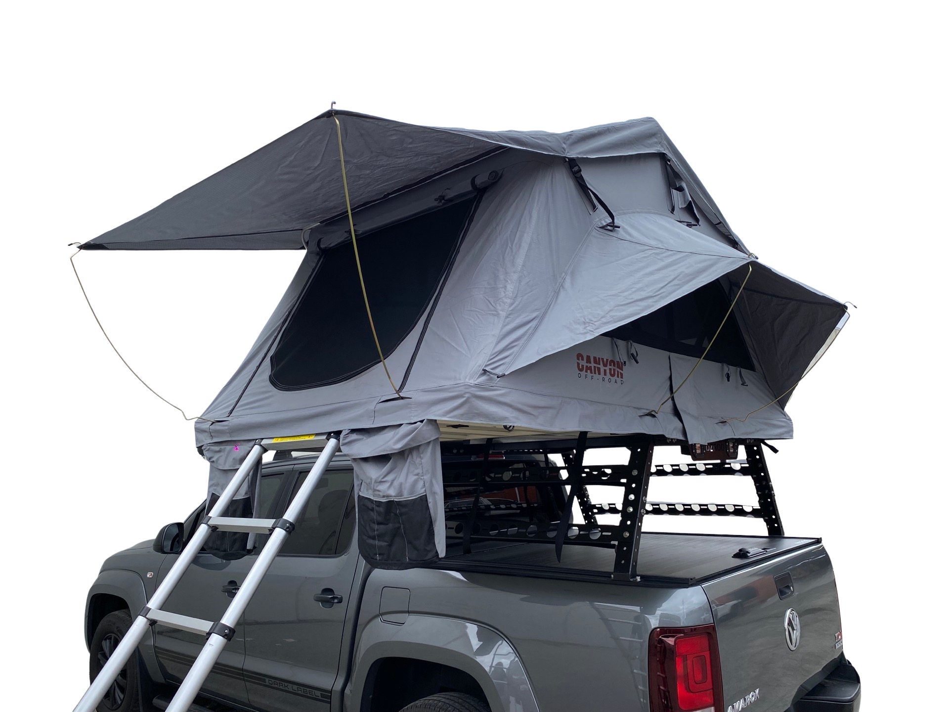 Camping Package - Roof Top Tent - 2 Person PANORAMA Soft Shell Tent