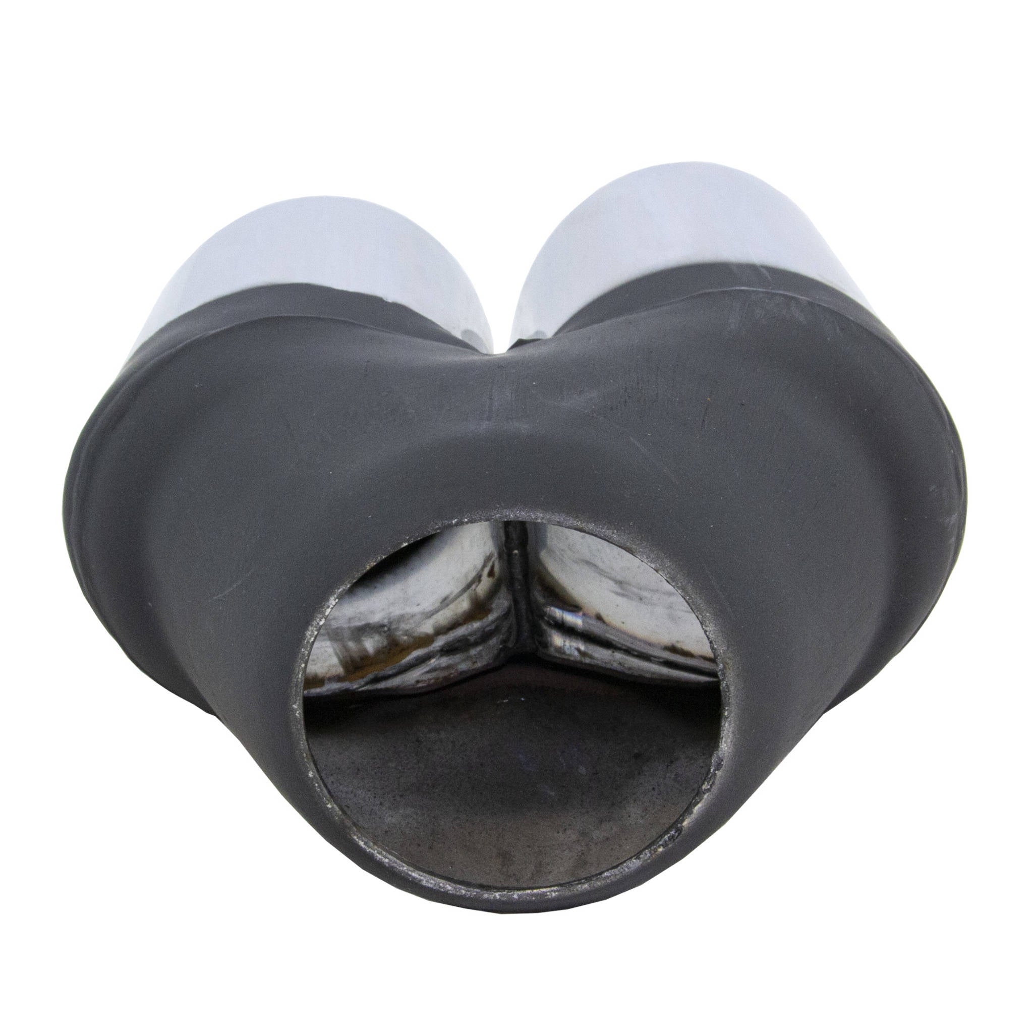 Y-Piece AU 2 1/4" In 2 X 3" Out 9" Long Redback304 SS