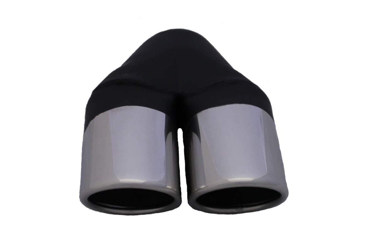 Y-PIECE RV 2 1/4" IN 2 X 3" OUT 9" LONG REDBACK304 SS