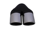 Y-PIECE RV 2 1/4" IN 2 X 3" OUT 9" LONG REDBACK304 SS