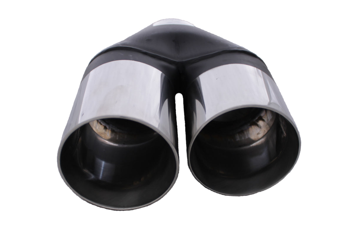 Y-Piece Inner Cone Staggered Twin 3 ½" Out 9" Long 304 SS