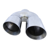 Dual 3.5" Left Hand Side Exhaust Tip