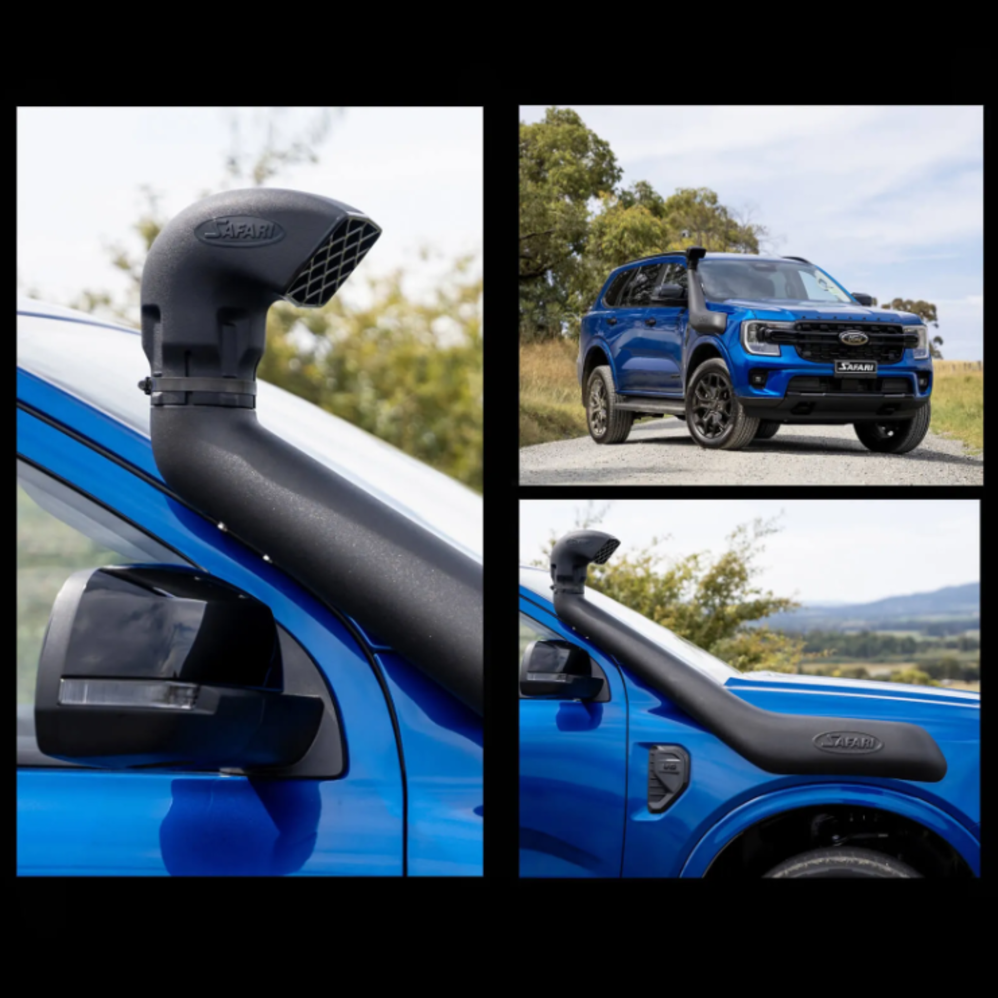 Safari Snorkel for Ford Ranger, Ford Ranger Raptor & Ford Everest (06/2022 - on)