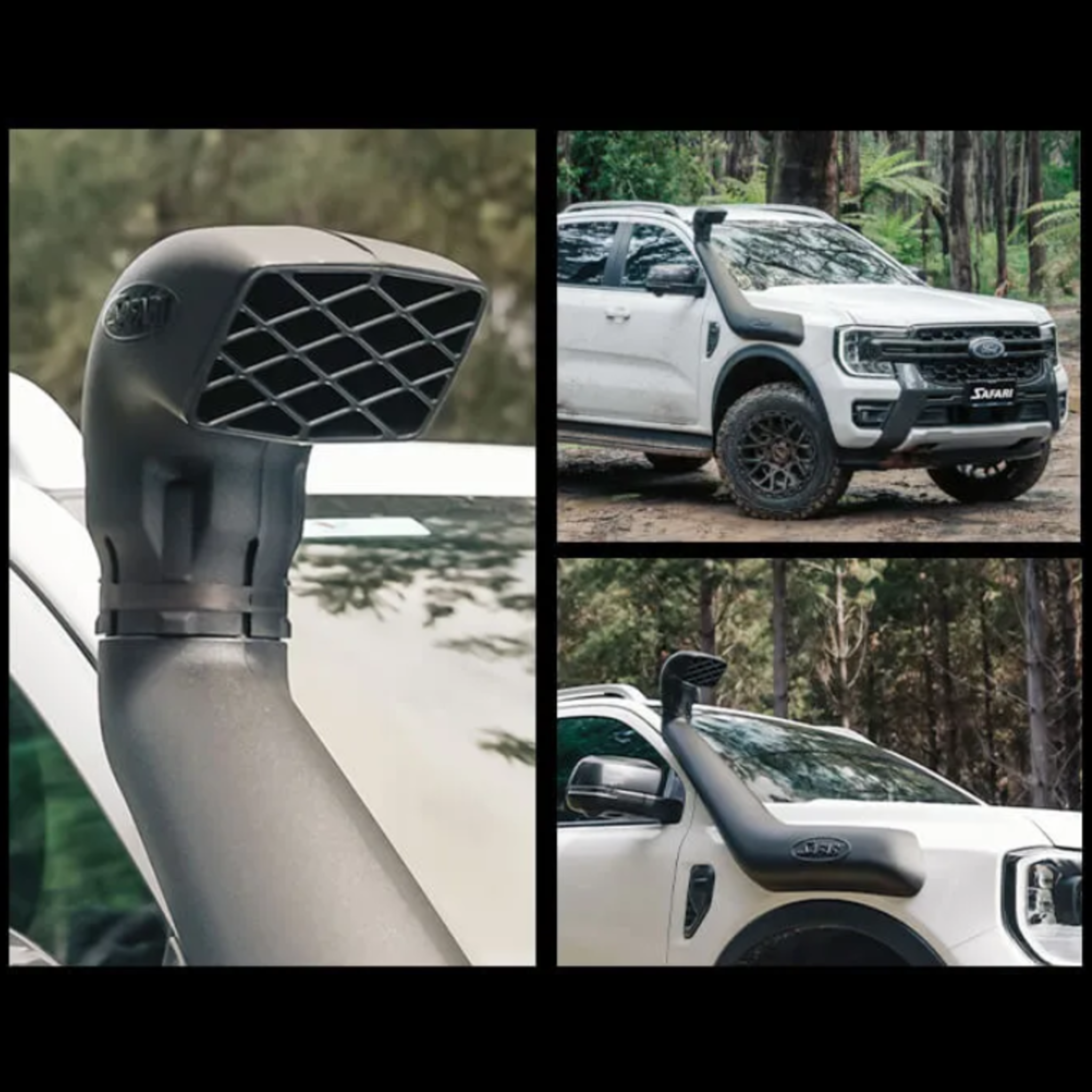 Safari Snorkel for Ford Ranger, Ford Ranger Raptor & Ford Everest (06/2022 - on)