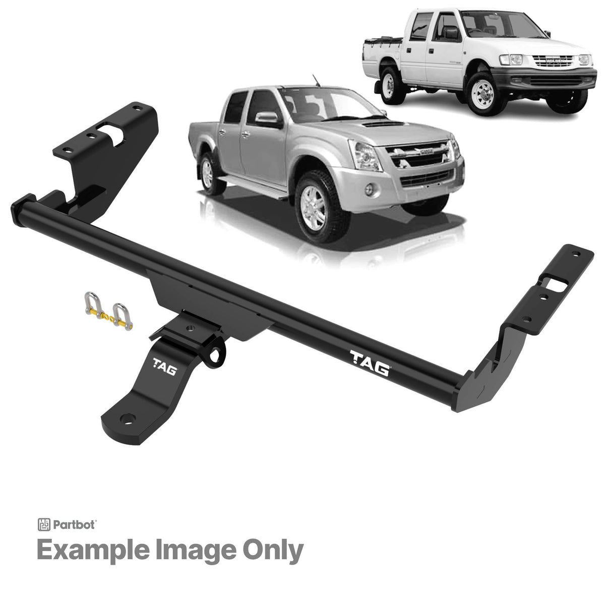 TAG Standard Duty Towbar for Holden Rodeo (01/2003 - 2008), Colorado (01/2008 - 06/2012), Isuzu D-MAX (10/2008 - 05/2012)