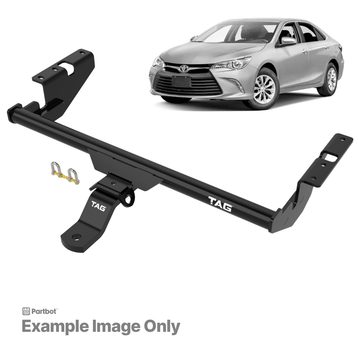 TAG Light Duty Towbar for Toyota Aurion (07/2006 - 08/2017), Toyota Camry (07/2006 - 08/2017)