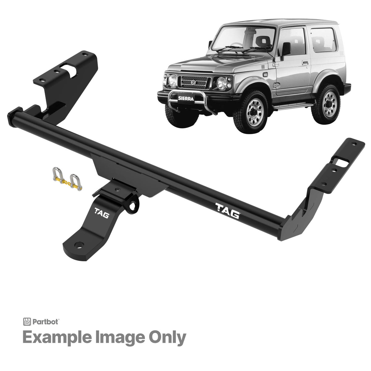TAG Standard Duty Towbar for Suzuki Sierra (09/1981 - 1998), Holden Drover (01/1985 - 1987)