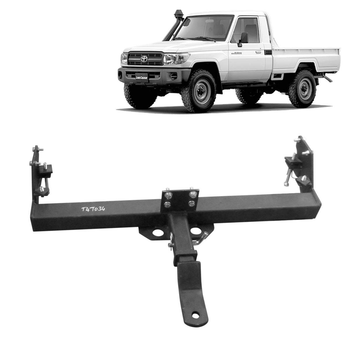 TAG Heavy Duty Towbar for Toyota Landcruiser (11/1984 - on)