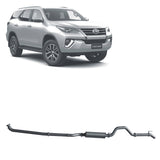 Redback Extreme Duty Exhaust for Toyota Fortuner 2.8L (01/2015 - on)