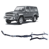 Redback Extreme Duty Twin Exhaust for Toyota 76 Series Landcruiser (03/2007 - 10/2016)