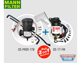 Nissan Navara (apr2015 - 2021) D23 NP300 ST 2.3L - ProVent Oil Catch Can Dual Bracket Kit OS-PROV-17B