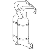 Redback Enviro Manifold Close Coupled Cat for Toyota Rav4 (01/2003 - 01/2006)