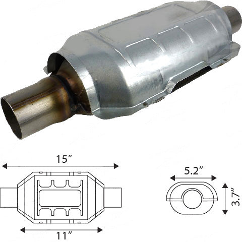 Euro II, 1-3/4", CPSI 400