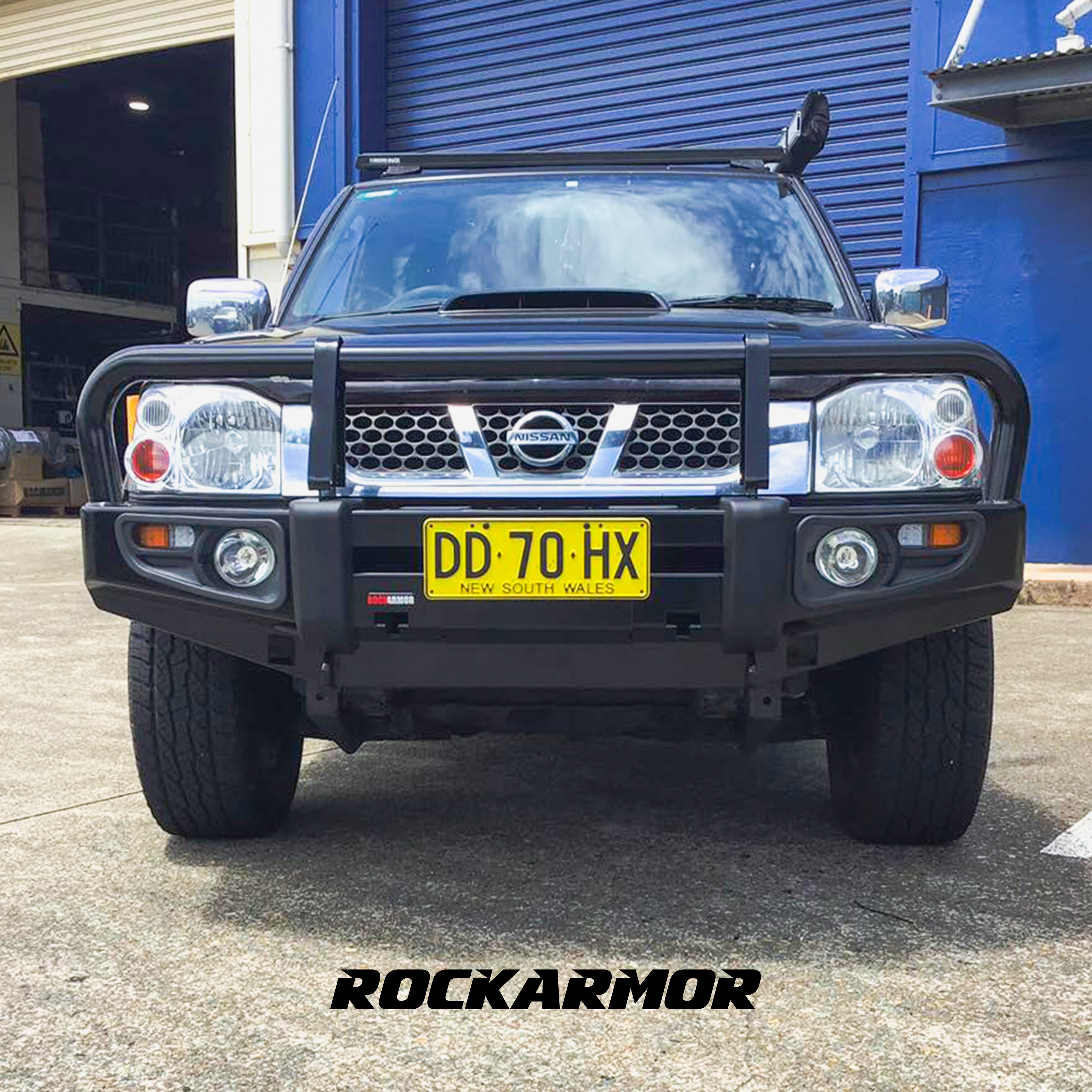 D22 Nissan Navara Bull Bar - Rockarmor 4x4 Premium Series