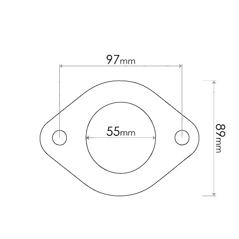 Redback Flange Gasket for various Holden, Mazda, Subaru, Nissan, Infiniti, Hyundai, Mitsubishi, Ford & Ssangyong vehicles