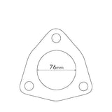 Redback Flange Gasket for various Ford, Audi, Hyundai, Nissan, Mazda, Volkswagen, Honda, Mitsubishi, Suzuki, & Volvo vehicles