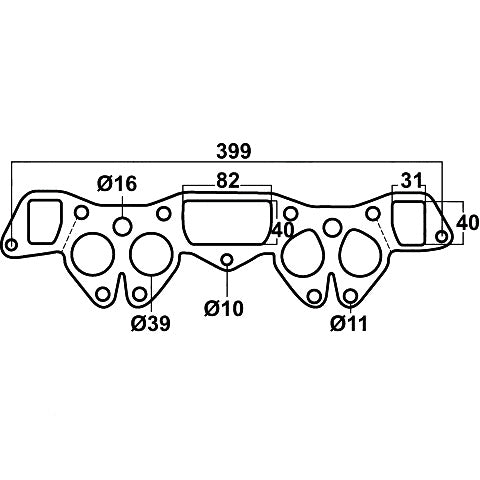 Redback Gasket for Various Nissan - DATSUN Vehicles