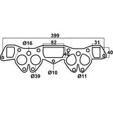 Redback Gasket for Various Nissan - DATSUN Vehicles