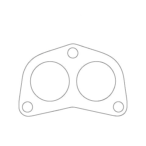 Redback Flange Gasket for Holden Rodeo (01/1988 - 01/1998), Gemini (01/1975 - 01/1979), Jackaroo (01/1988 - 01/1992)