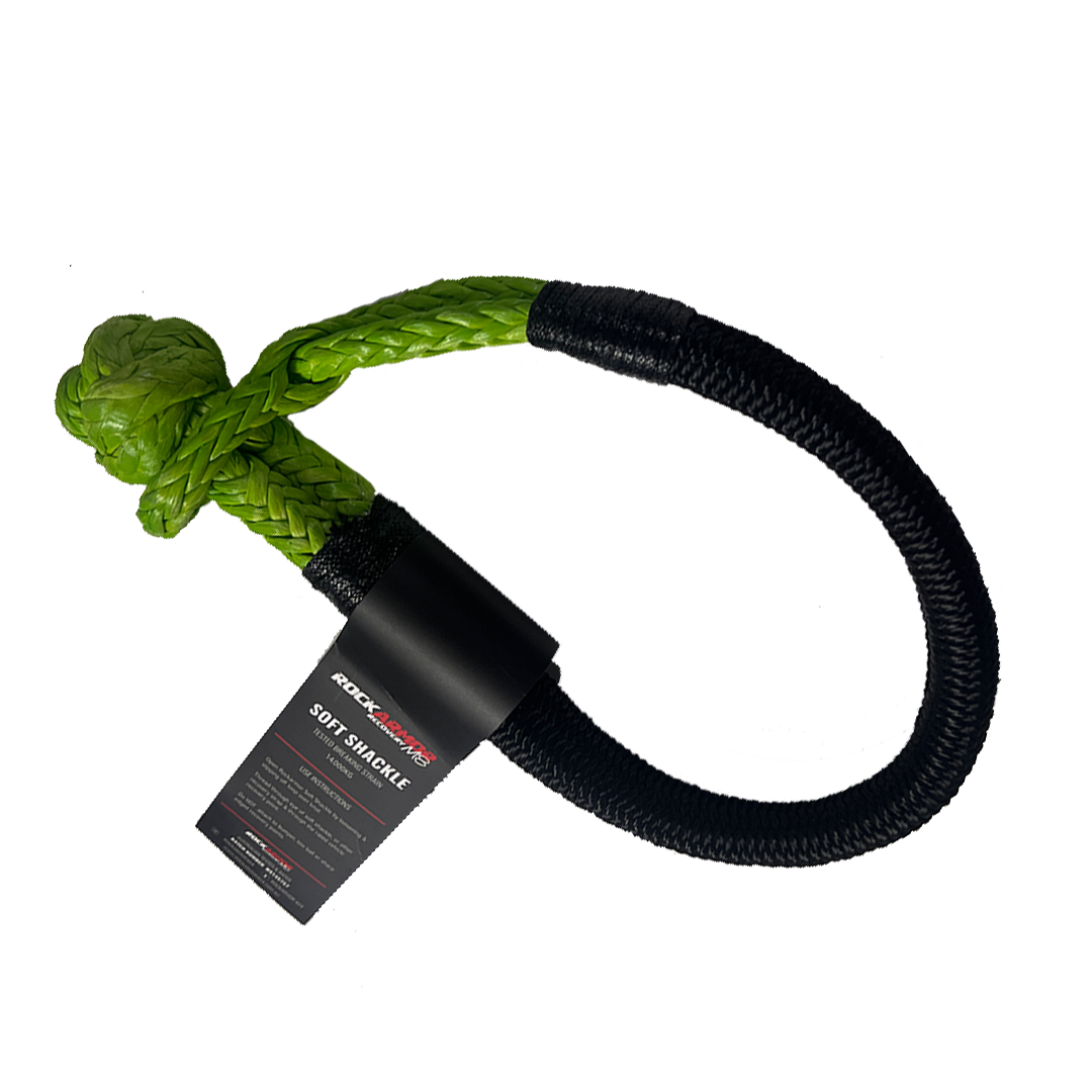 14,000KG RATED GREEN SOFT SHACKLE (With Uhmpe Binding)