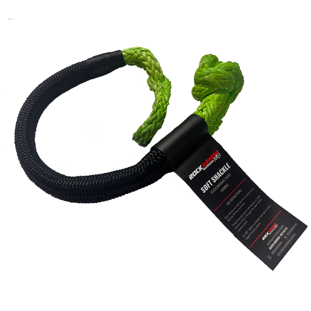 18,000KG RATED GREEN SOFT SHACKLE (With Uhmpe Binding)