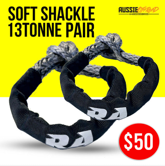 13,000kg rated soft shackle (pair)