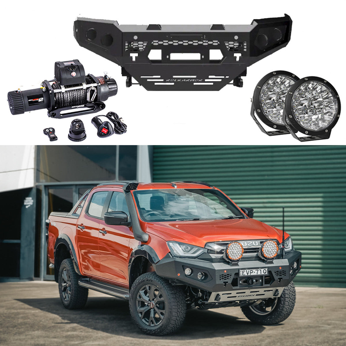 Isuzu DMAX 08/2020+ GT Bumper Offroad Frontal Pack