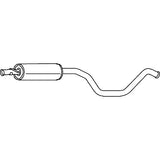 Redback Muffler for Saab 900 (08/1994 - 02/1998)