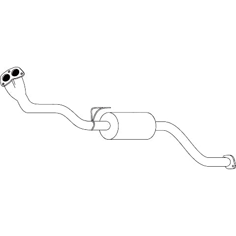 Redback Muffler for Toyota Hilux (01/1998 - 04/2005)