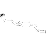 Redback Muffler for Toyota Hilux (01/1998 - 04/2005)