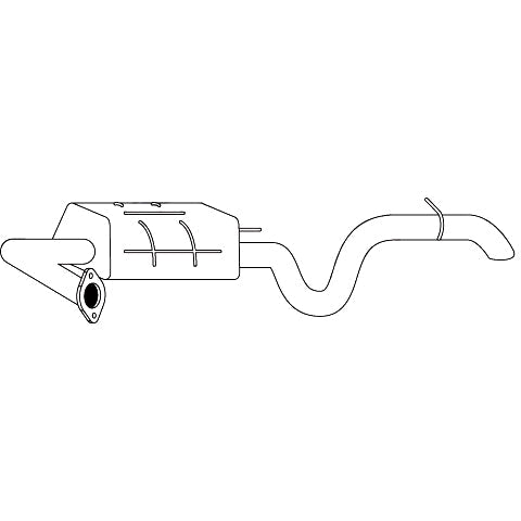 Redback Muffler for Hyundai Elantra (06/2006 - 12/2011)