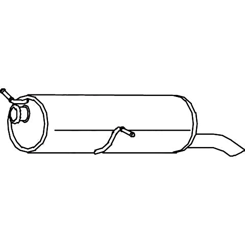 Redback Muffler for Peugeot 307 (12/2001 - 02/2008)