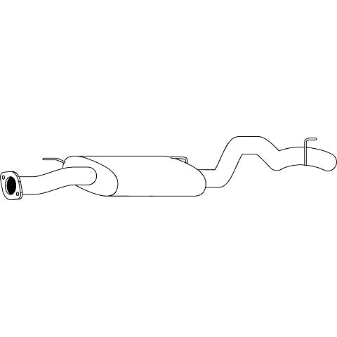 Redback Muffler for Holden Rodeo (01/2003 - 01/2007)