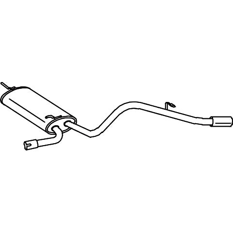 Unbranded MUFFLERS BOLT-ON for Daewoo Matiz (1999 - 2004)