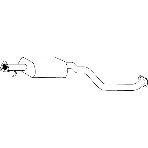 Redback Muffler for Daewoo Tacuma (10/2000 - 12/2004)