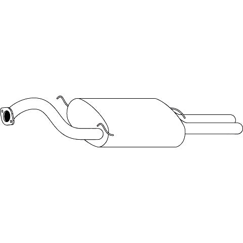 Redback Muffler for Hyundai Sonata (05/1993 - 08/1998)