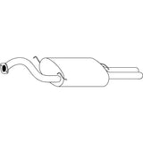 Redback Muffler for Hyundai Sonata (05/1993 - 08/1998)