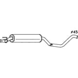 Redback Muffler for Holden Combo (01/1996 - 01/2002)