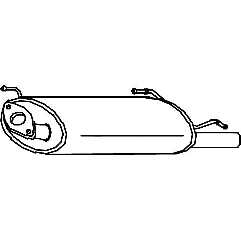 Redback Muffler for Nissan Pulsar (06/2001 - 02/2006)
