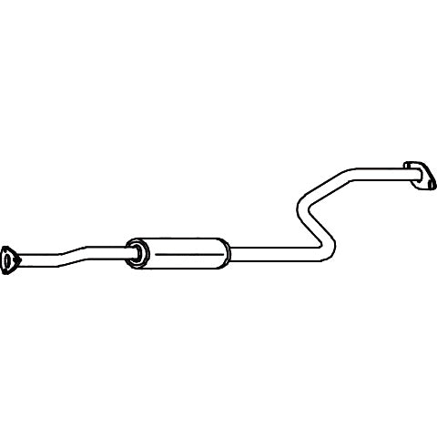 Redback Mufflers Bolt On for Honda Civic (10/1991 - 1995)