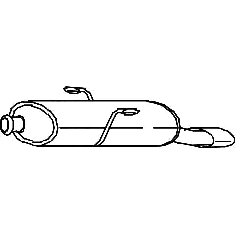 Redback Mufflers Bolt On for Peugeot 206 (10/1999 - 09/2004)