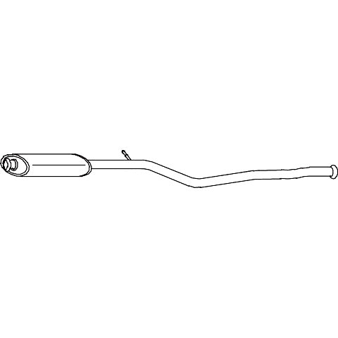 Redback Mufflers Bolt On for Peugeot 206 (02/2001 - 2007)