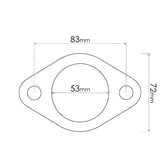 Redback Flange Gasket for various Ford, Mitsubishi, Mazda, Holden, KIA, Hyundai & Nissan vehicles