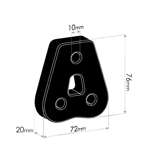 Redback Exhaust Rubber for Mitsubishi Pajero (05/1991 - 06/2000), Triton (12/1986 - 12/2006), L300 Express (09/1994 - 02/2006), Chrysler Neon (05/1994 - 07/2002)