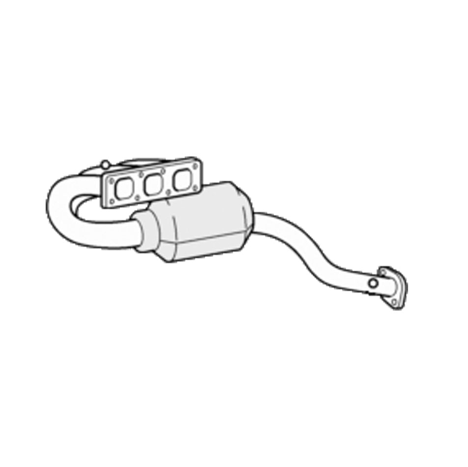 Redback Enviro Catalytic Converter to suit BMW 5 (01/2000 - 01/2010)