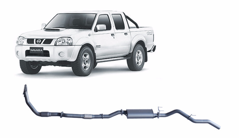 Redback Extreme Duty Exhaust for Nissan Navara D22 3.0L (11/2001 - 12/2006)