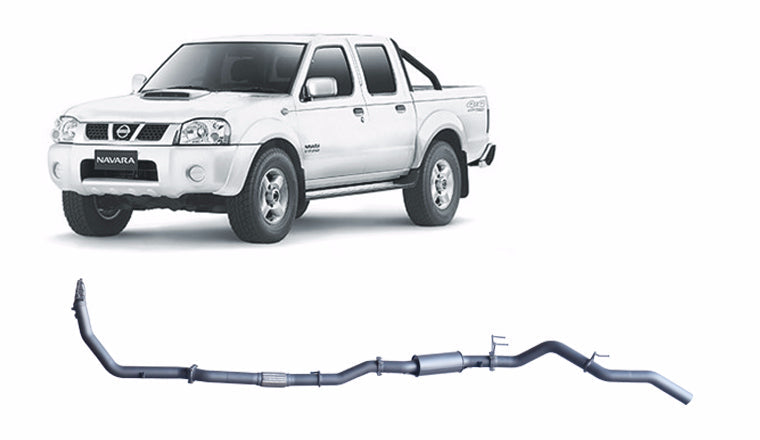 Redback Extreme Duty Exhaust for Nissan Navara D22 3.0L (11/2001 - 12/2006)