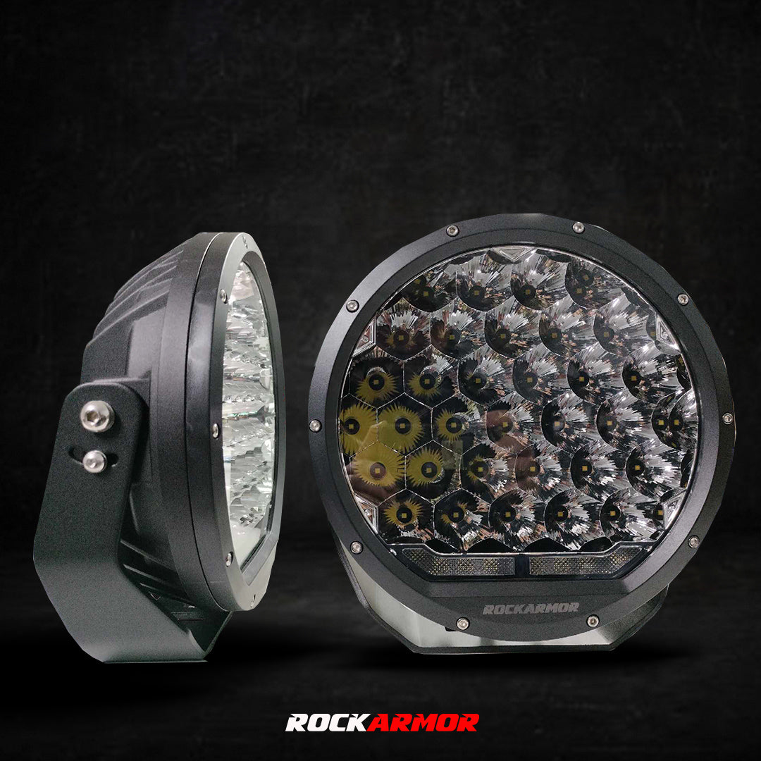 9" Phantom LED Driving Lights | 1 Lux 1400m | Rockarmor 4x4