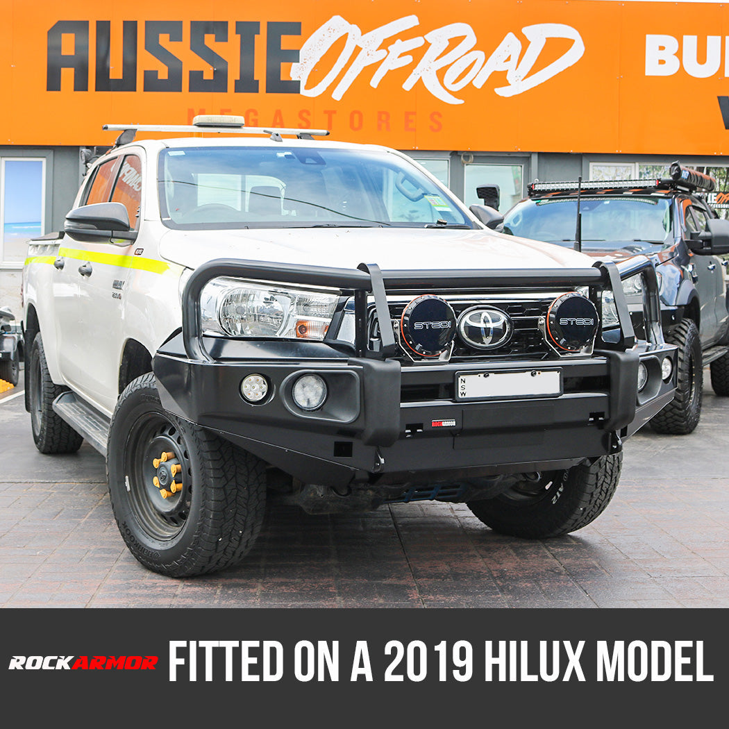 Toyota Hilux 2015 - 08/20 N80 Rockarmor Steel Elite Bull Bar
