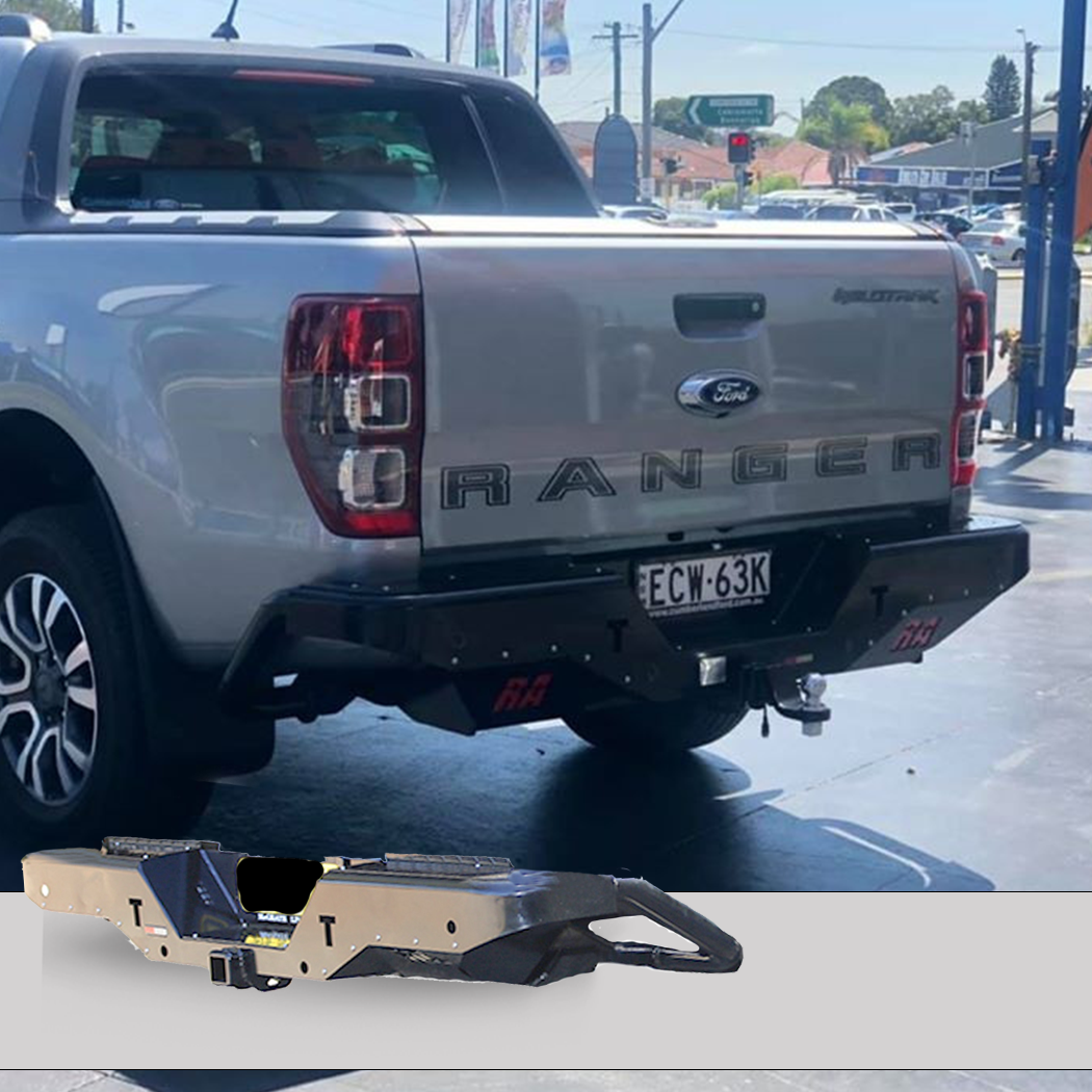 Ford Ranger Rear Post PX Ford Ranger | 2012 - 2022 | Rear Step Tow Bar | Rockarmor 4x4 – 4x4 ...